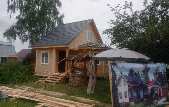 1 Брусовая баня  Б-12, 6х7,5м, 51 М², Тверская область, Конаковский район, СНТ Машиностроитель. (12)